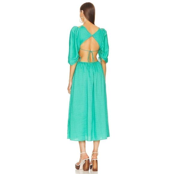 Cult Gaia Charlize Dress in Erba Nubby Faille M - Picture 4 of 14